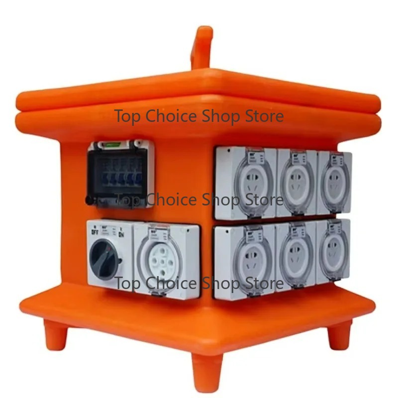 Outdoor Power Distribution Board - Buiten industriële krachtverdelingskast, 3-fasig, waterdicht, draagbaar,