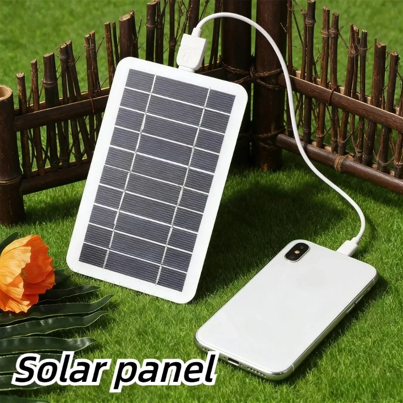 Outdoor Power Distribution Panel - 5V 5W zonnepaneel oplader met USB-interface,