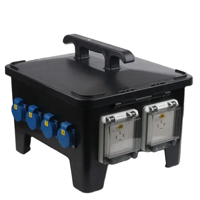 Outdoor Power Distribution Board - Waterdichte buitencombinatie-aansluitdoos 2026/IP67, draagbare industriële stroomverdelerkast