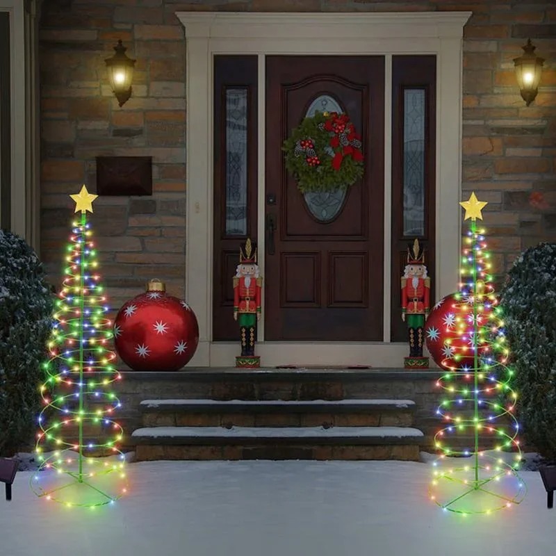Outdoor Power For Xmas Lights - Op zonne-energie werkende LED-kerstlampen voor buiten,