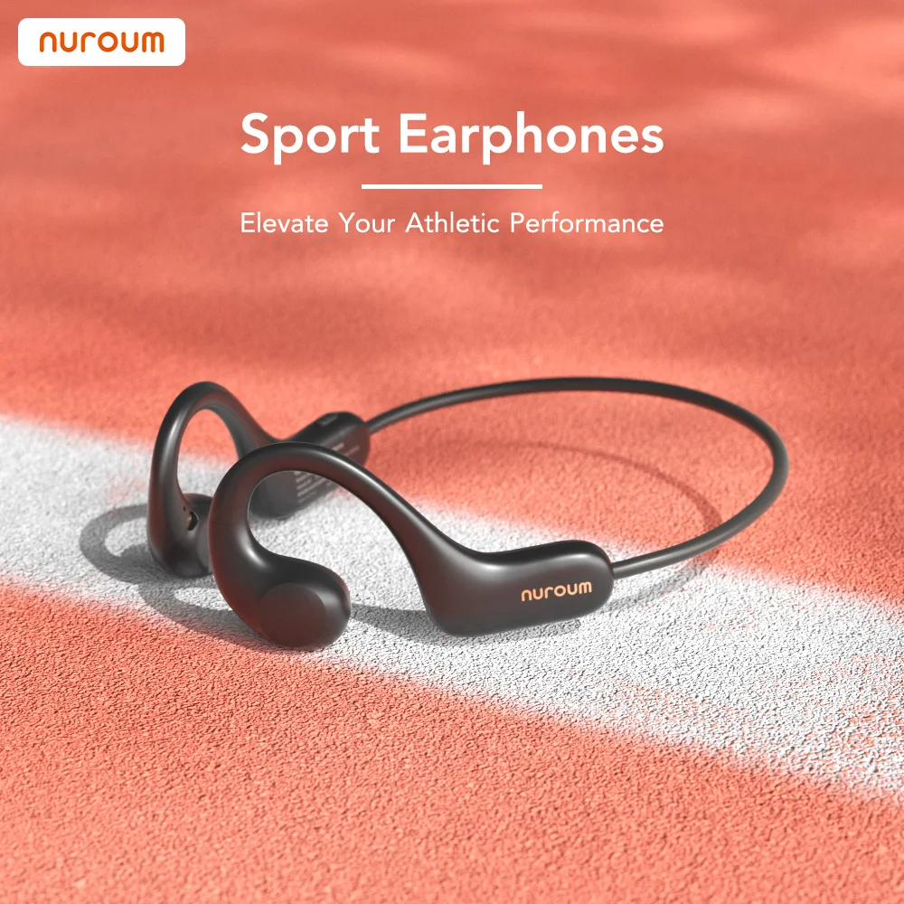 Outdoor Power Adapter Usb - NUROUM Bluetooth-oortelefoon, nekgemonteerde draadloze headset, open-achter-oortelefoons,