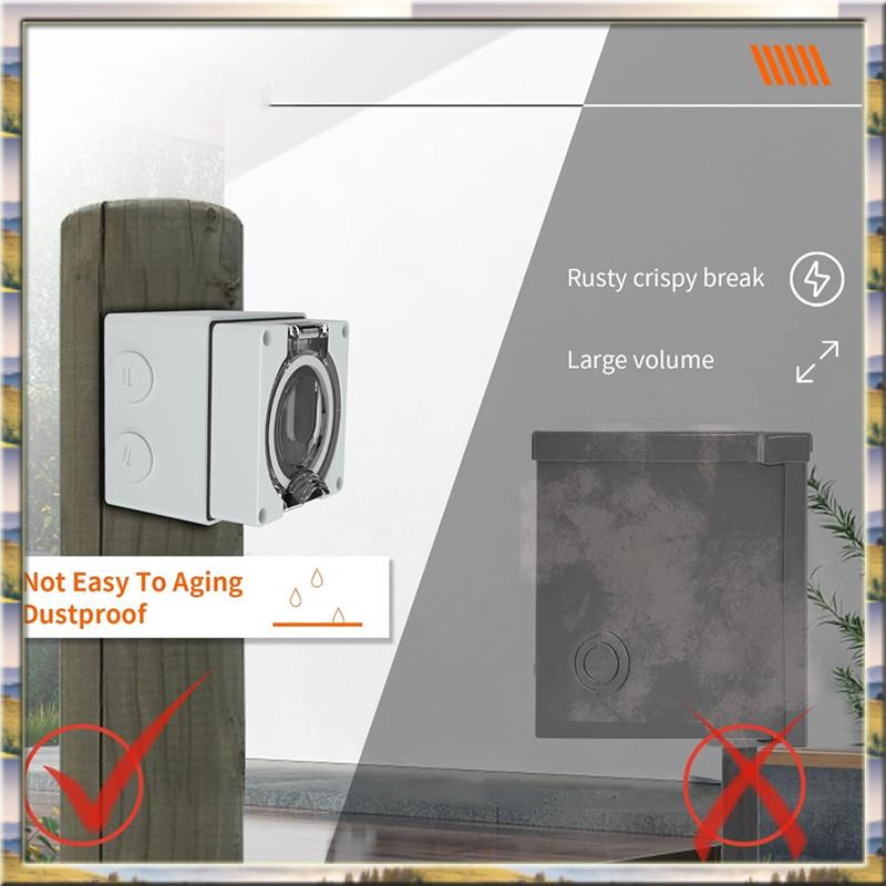 Outdoor Power Receptacle Box - AA46 HOT-50Amp stopcontactdoos voor buiten, NEMA