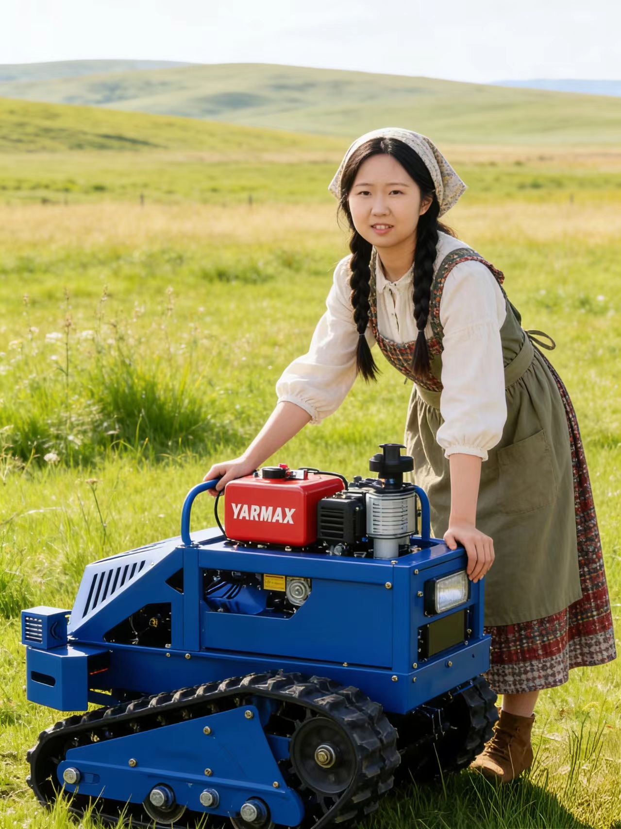 Outdoor Power Mowers - Aangepaste benzine-aangedreven grasmaaier met afstandsbediening voor