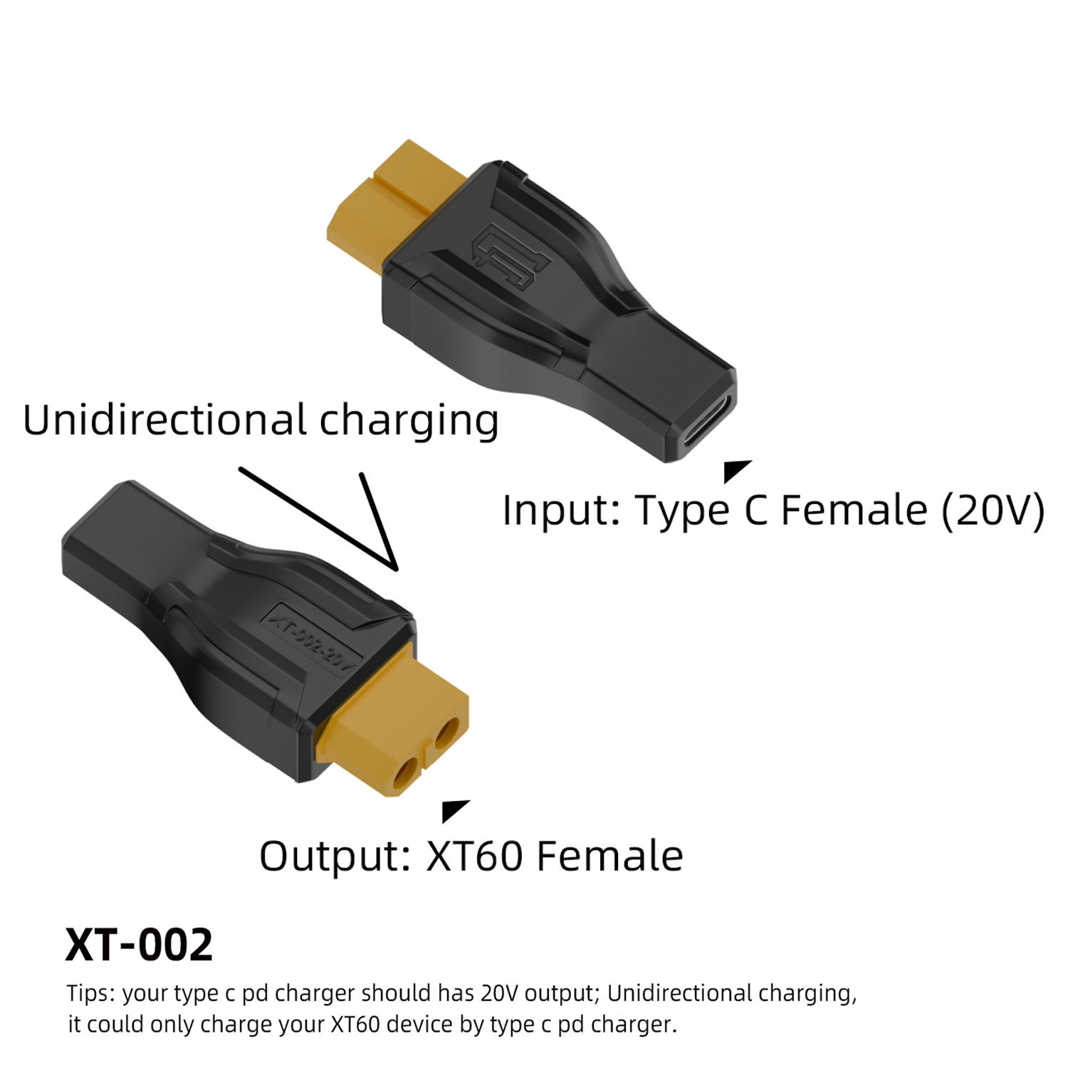 Outdoor Power Adapter Usb - USB C naar XT60 Adapter Converter