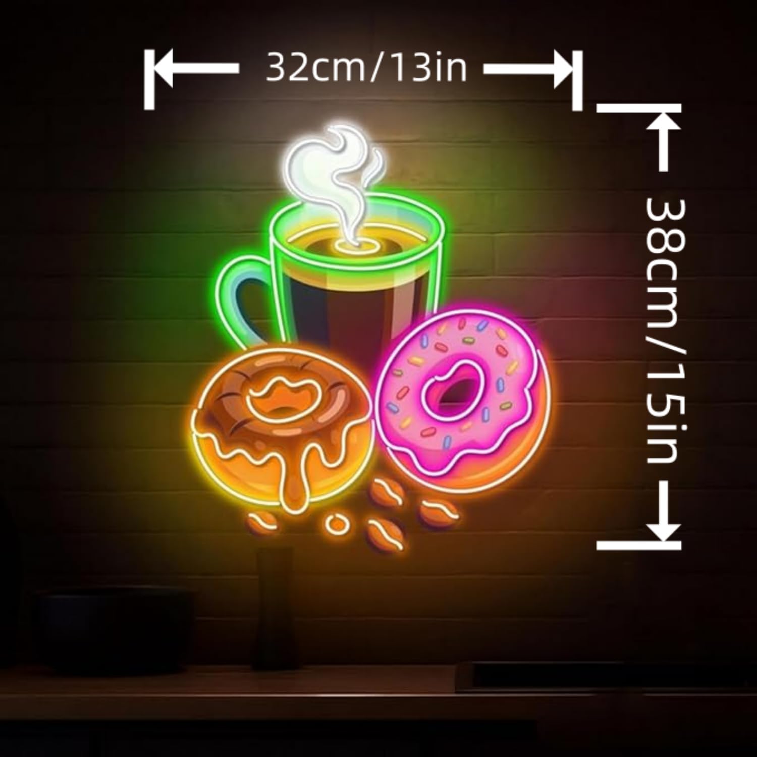 Donuts LED Neonbord USB-aanged - Outdoor Kitchen Power recensie en prijs