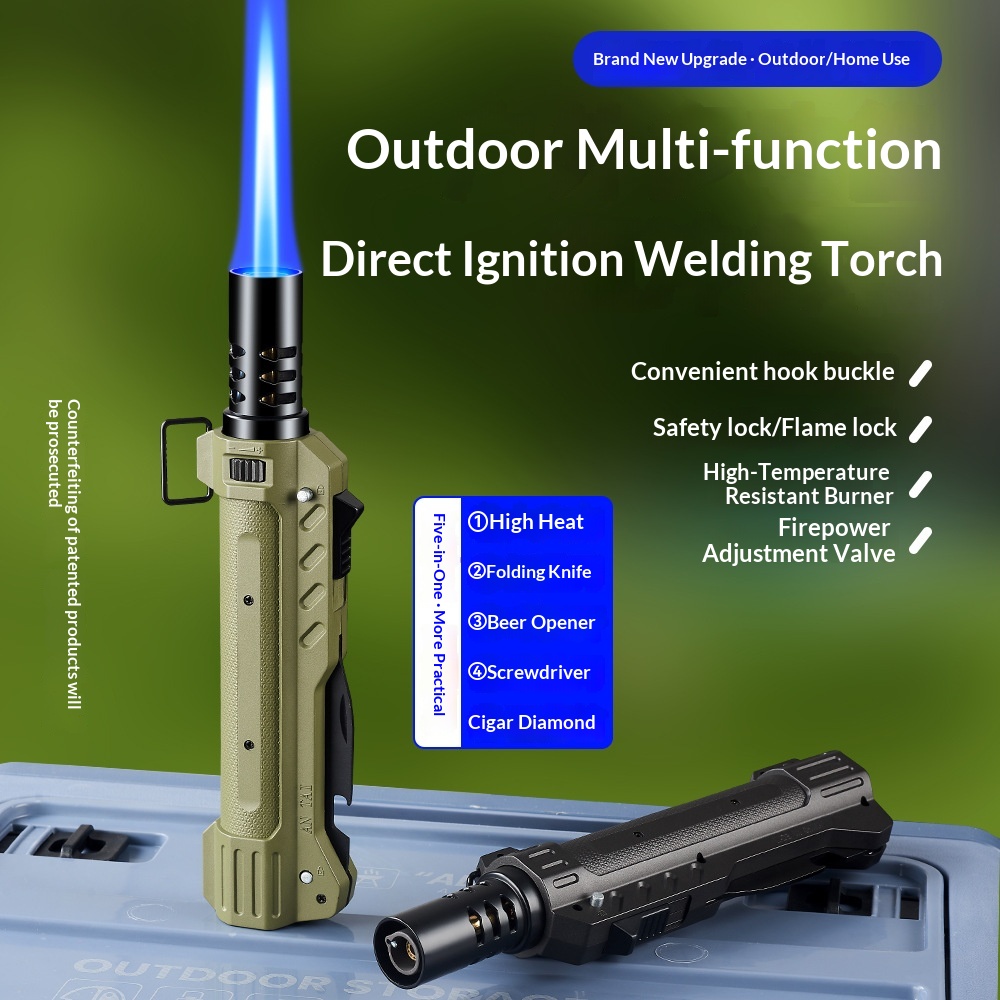 Krachtige metalen gasaansteker - Outdoor Kitchen Power recensie en prijs