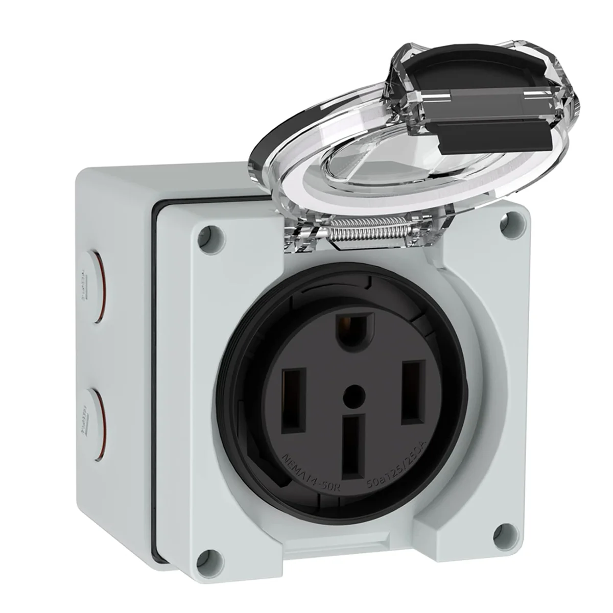 AT16 50Amp stroomaansluitdoos, - Outdoor Power Receptacle Box recensie en prijs