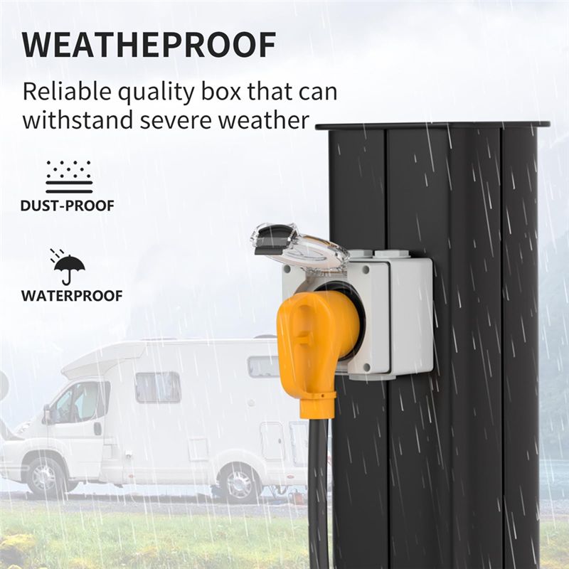 ABYP NEMA TT-30R 30Amp stopcon - Outdoor Power Receptacle Box recensie en prijs