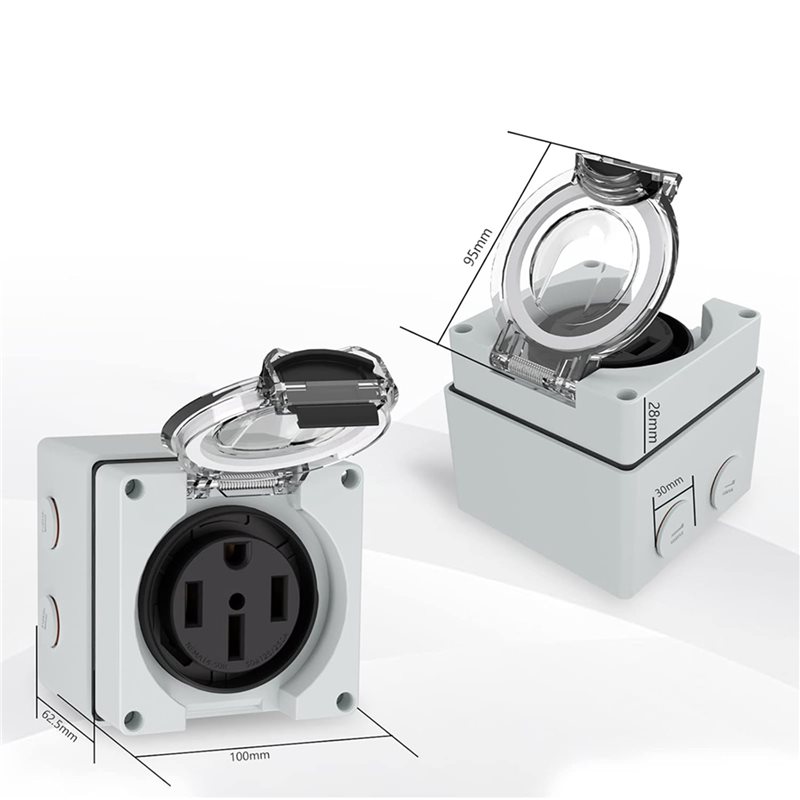 ABLK 6X 50Amp Stroomaansluitdo - Outdoor Power Receptacle Box recensie en prijs