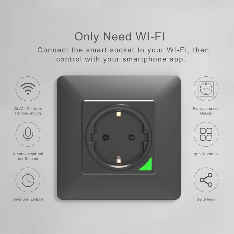 Avoir Tuya Zigbee Elektrische  - Outdoor Zigbee Power Plug recensie en prijs