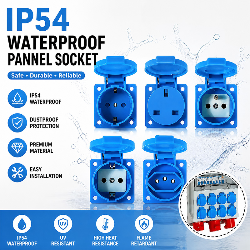 IP54 16A waterdichte industrië - Outdoor Power Distribution Panel recensie en prijs