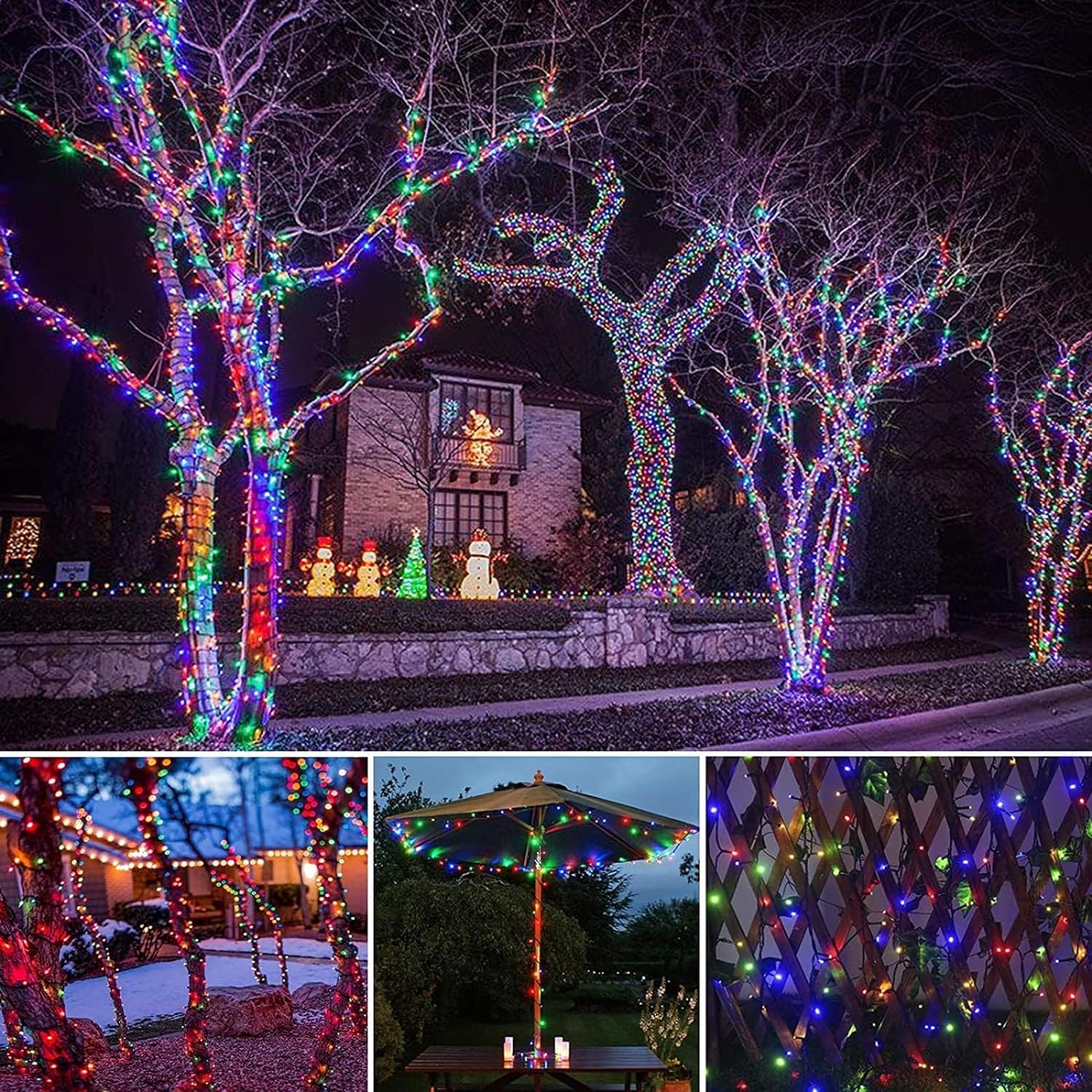 LED-lichtslingers op zonne-ene - Outdoor Power For Xmas Lights recensie en prijs