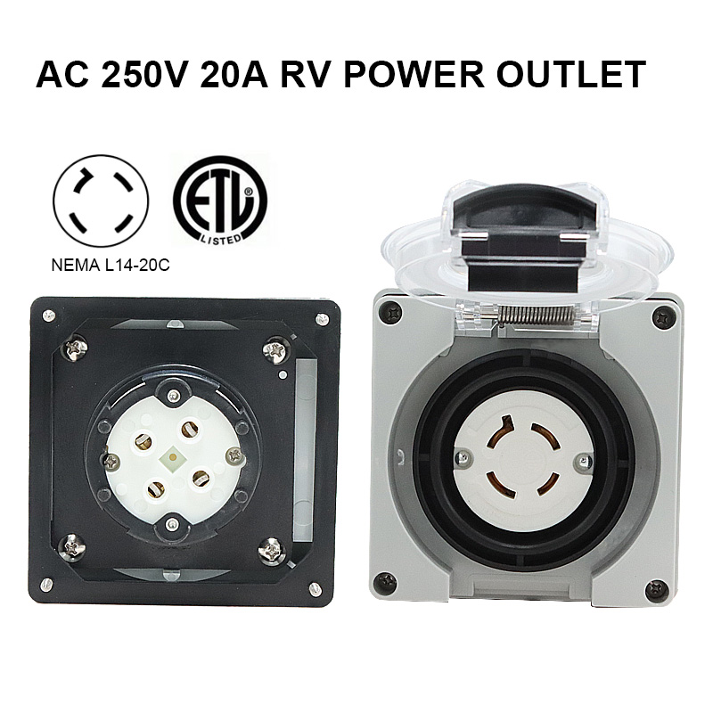 125/250V 20A Generator RV Powe - Outdoor Power Receptacle Box recensie en prijs