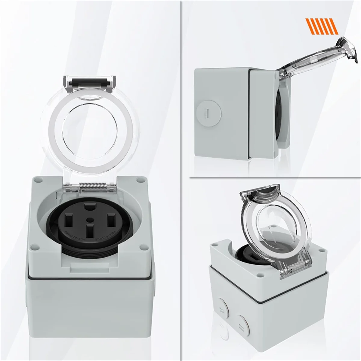 Stopcontactdoos, 125/250 Volt  - Outdoor Power Receptacle Box recensie en prijs