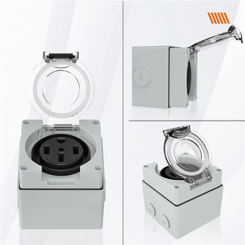 ABZL 6X 50Amp stopcontactdoos, - Outdoor Power Receptacle Box recensie en prijs