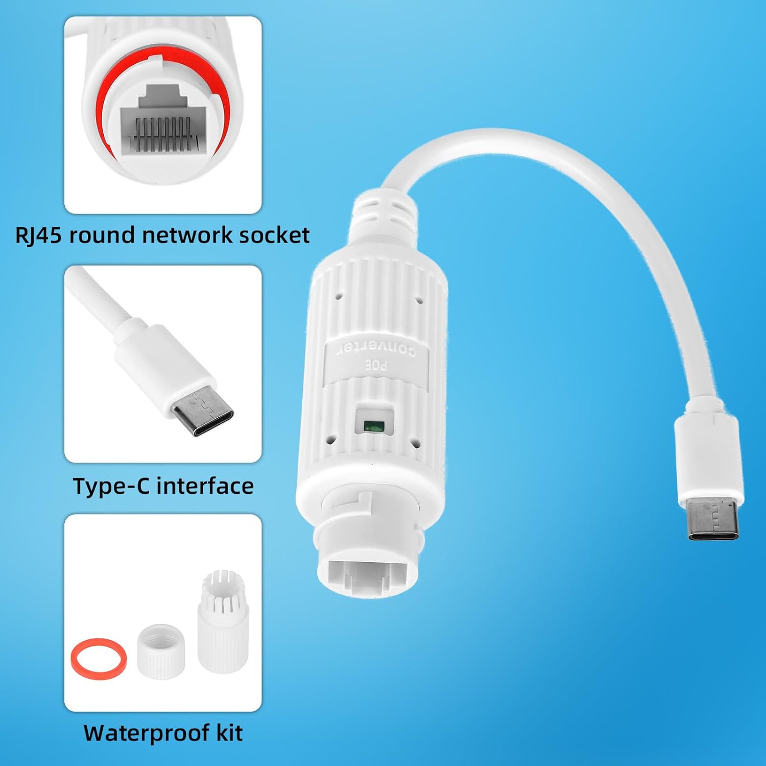 POE naar USB-C stroomconverter - Outdoor Power Adapter Usb recensie en prijs
