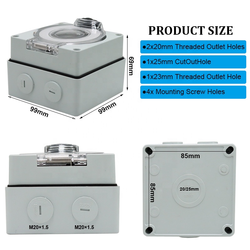50 Amp Generator RV Power Inle - Outdoor Power Receptacle Box recensie en prijs