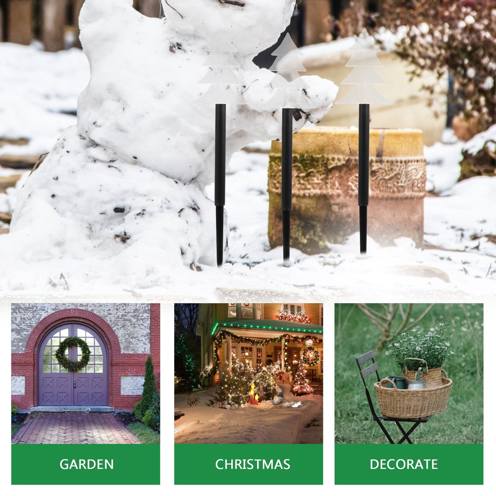 5 stuks creatieve lichtaccesso - Outdoor Power For Xmas Lights recensie en prijs
