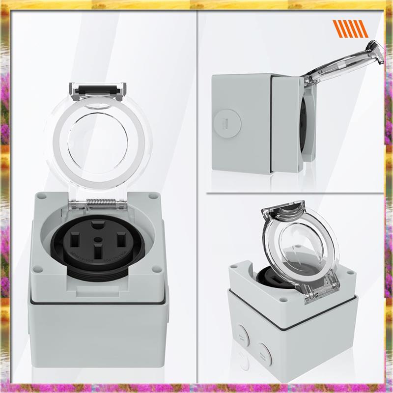 AA46 HOT-50Amp stopcontactdoos - Outdoor Power Receptacle Box recensie en prijs