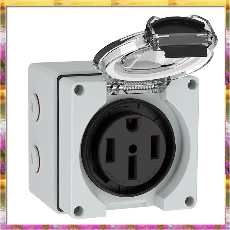 AA46 HOT-50Amp stopcontactdoos - Outdoor Power Receptacle Box recensie en prijs