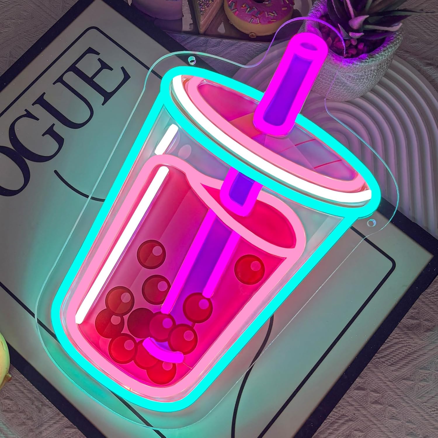 Bubble Tea Neon Sign USB-aange - Outdoor Kitchen Power recensie en prijs